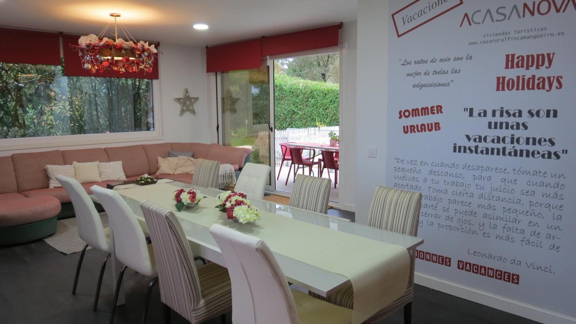 Chalet Con Piscina Y Diversion Ria De Vigo Vilaboa Esterno foto